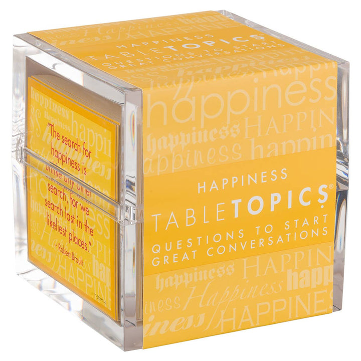 TableTopics Happiness | Conversation Starter Question Cards