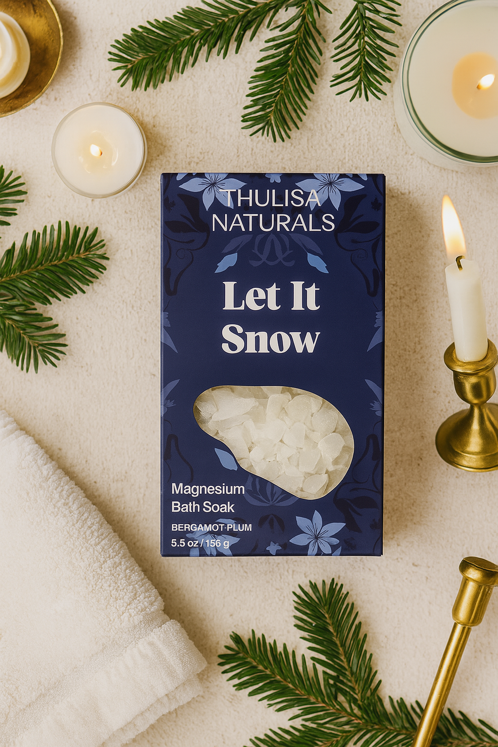 Let It Snow Bergamot & Plum Magnesium Bath Salt