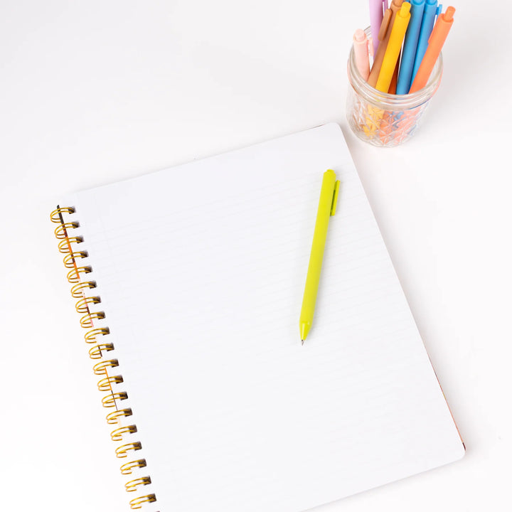 Forget Me Nots Softcover Spiral Notebook