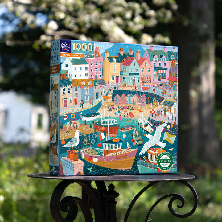 Seaside Harbor Square Puzzle, 1000 Piece