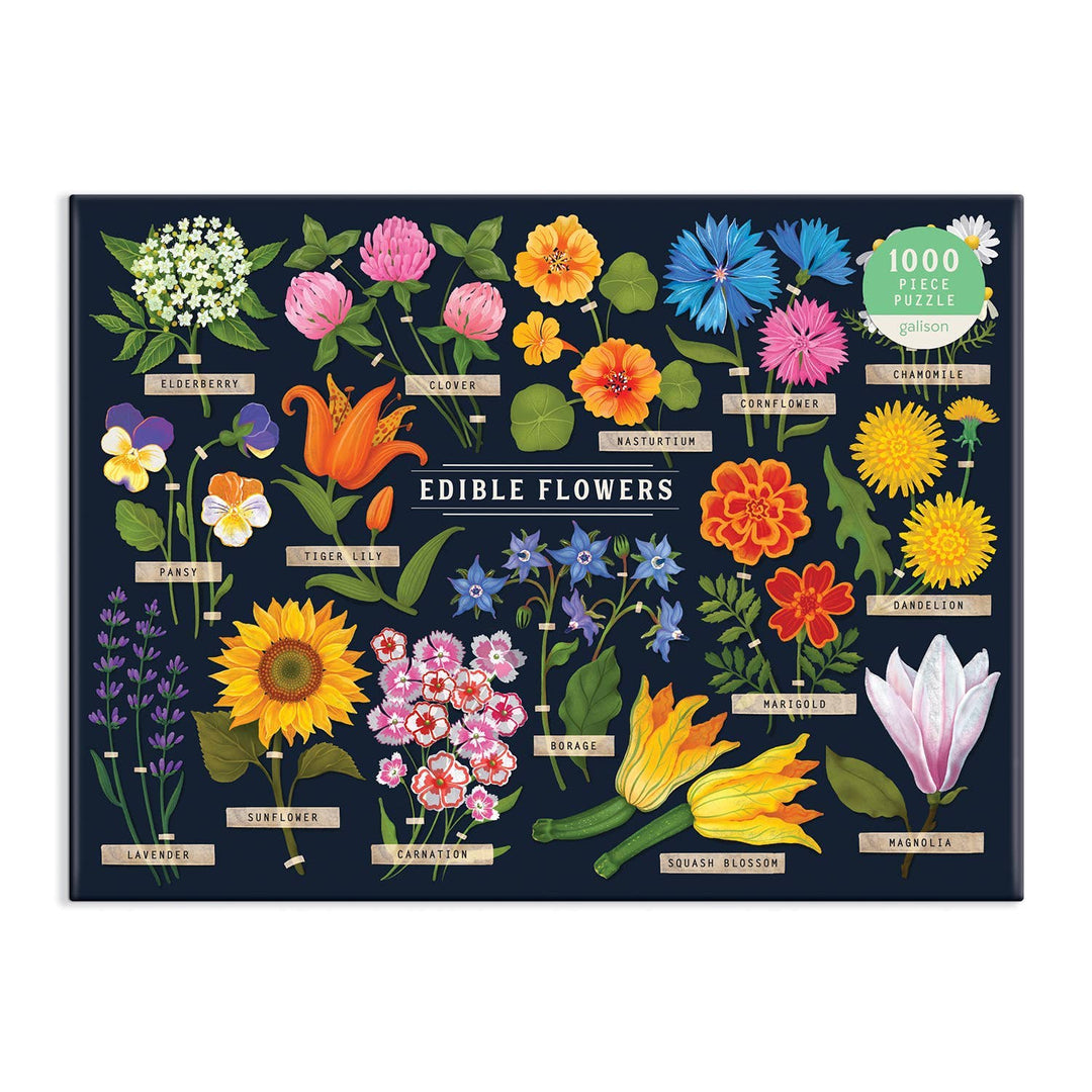Edible Flowers Puzzle, 1000 Piece