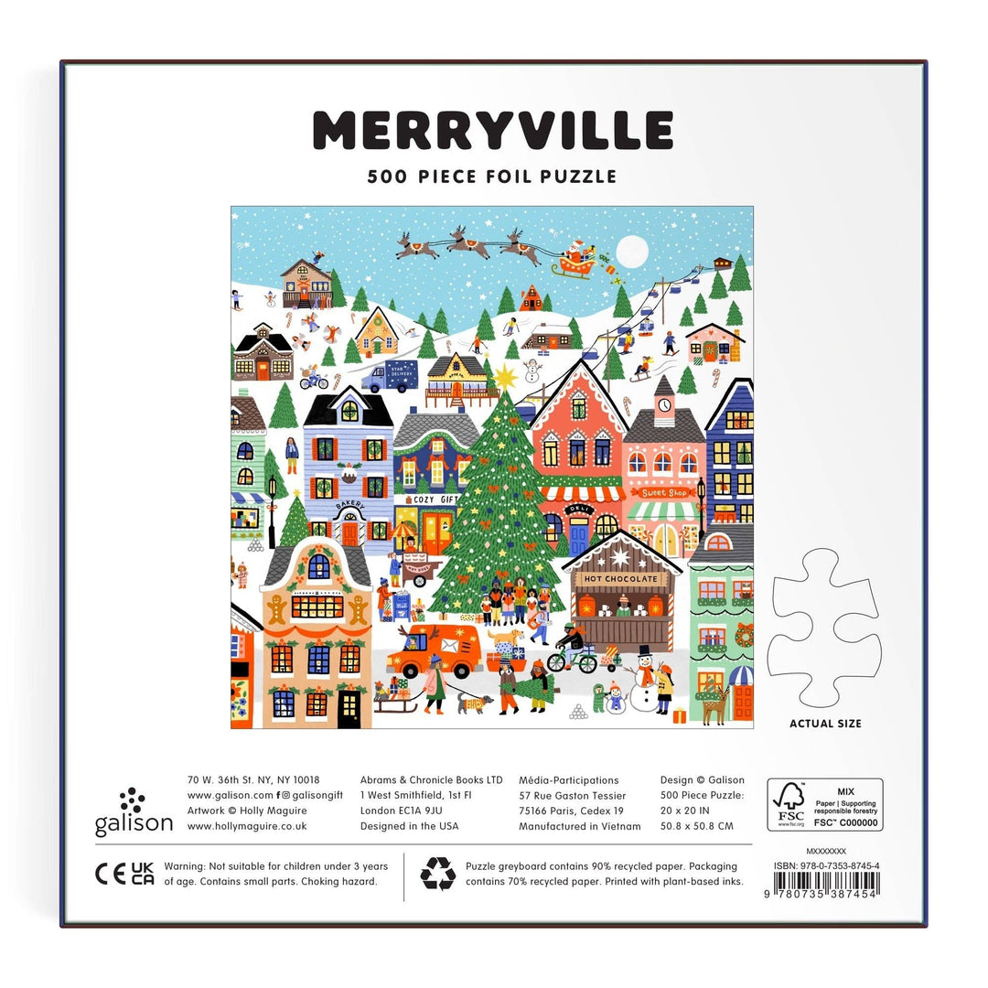 Merryville 500 Piece Foil Puzzle