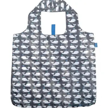 Gray Whales Reusable Shopper Tote