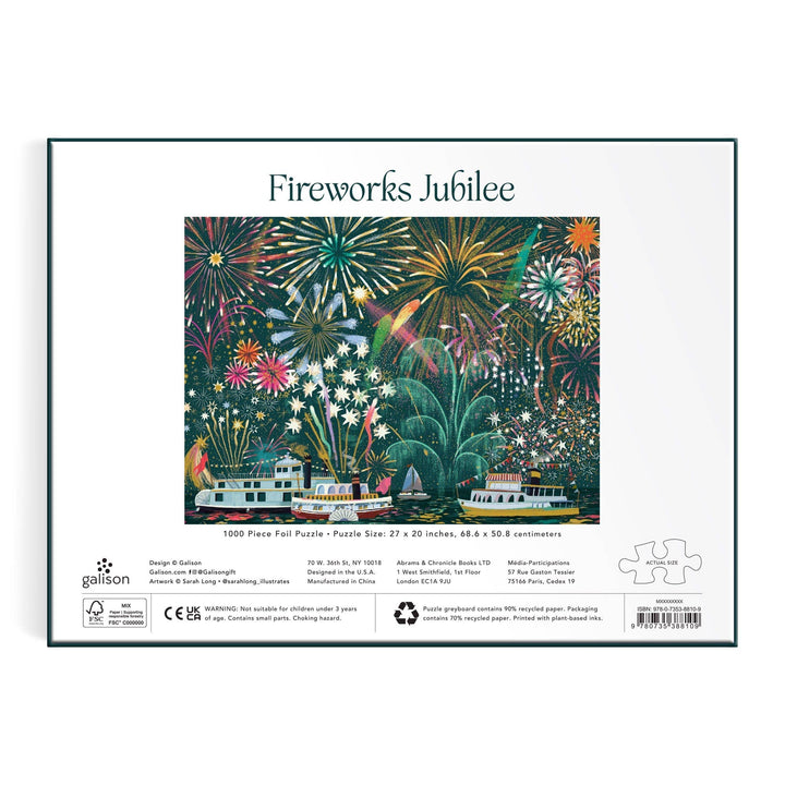 Fireworks Jubilee Foil Puzzle, 1000 Piece