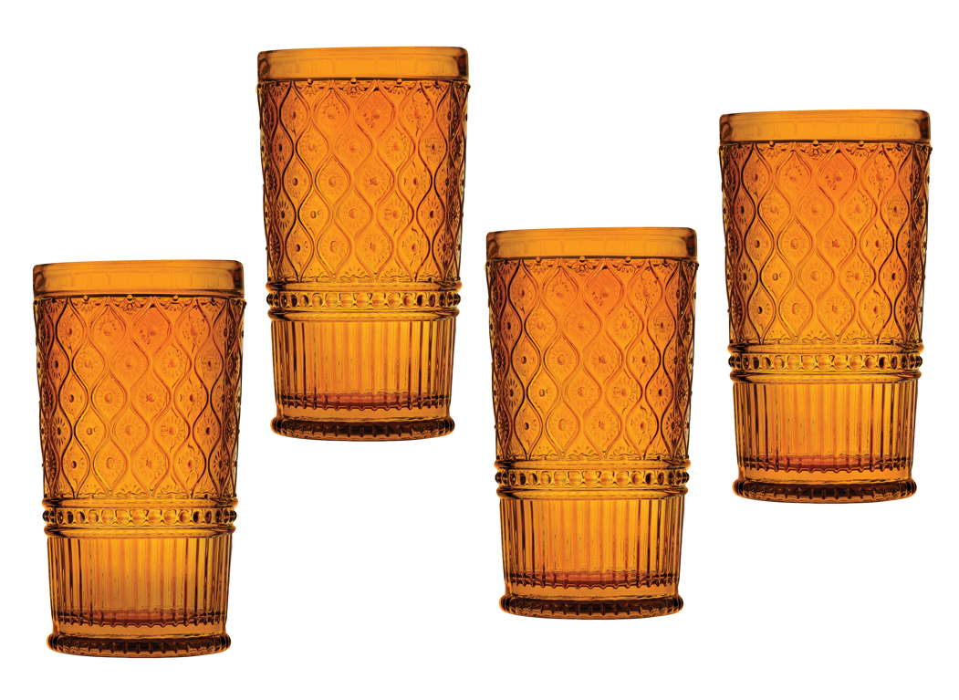 Amber Claro Highball Glass