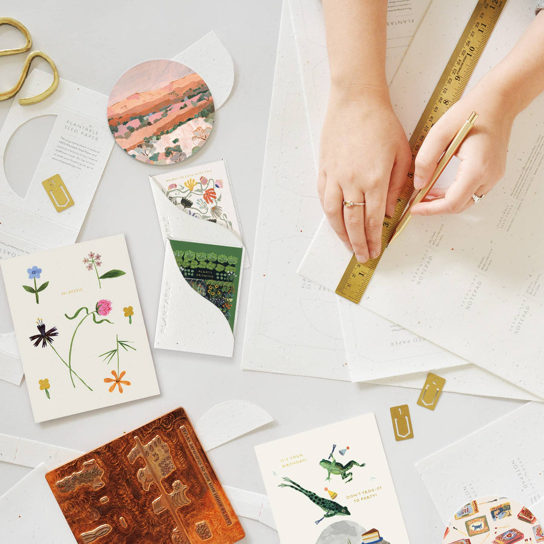 Garden Greenhouse Sprout - Mini Birthday Card