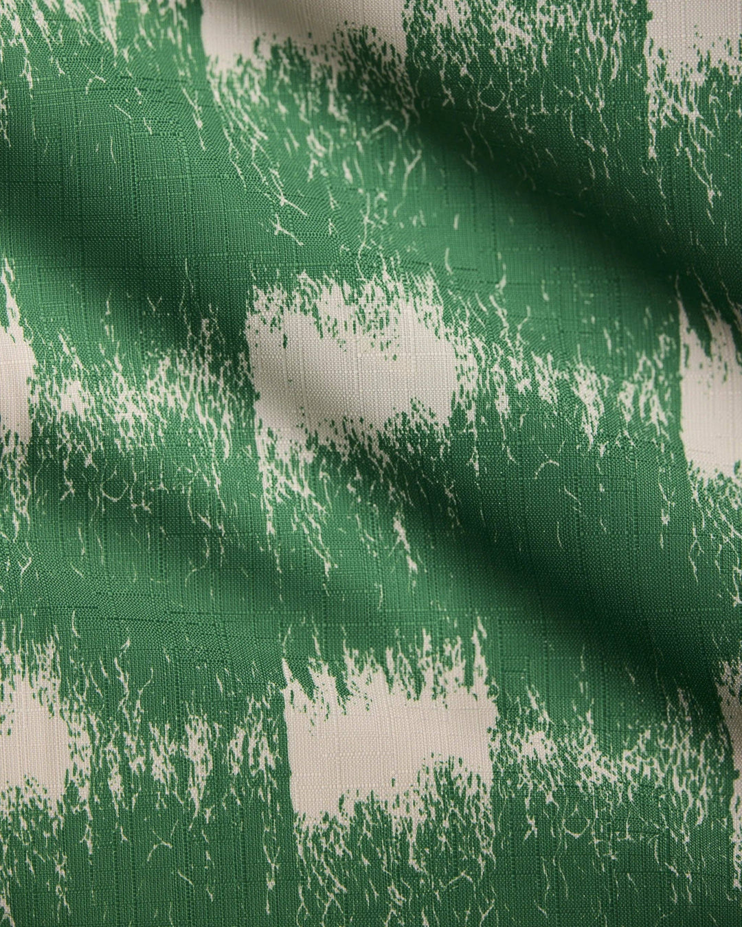 Hairy Check Green Table Runner, 16" x 90"