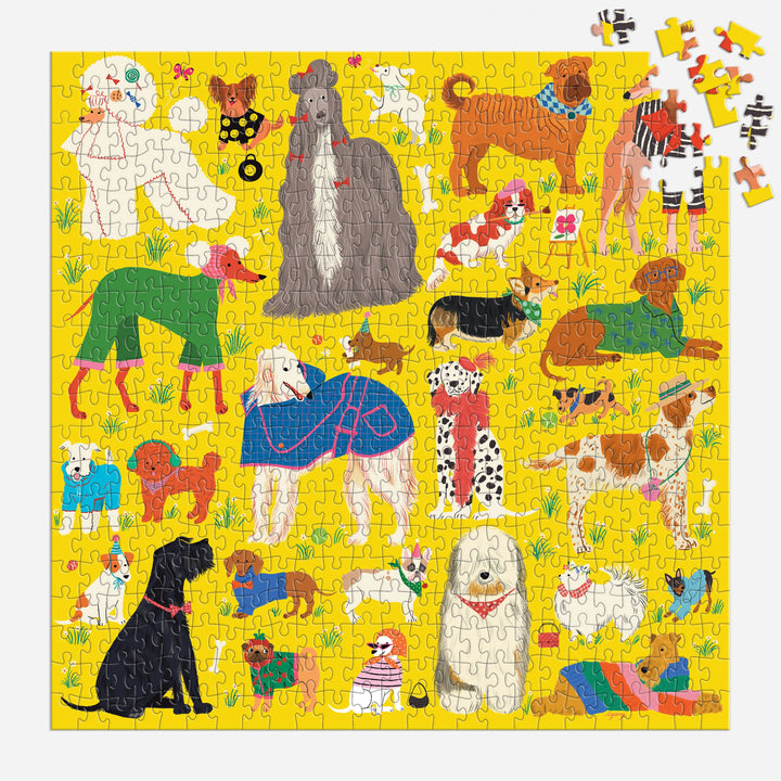 Fashionable Dogs Puzzle, 500 Pieces