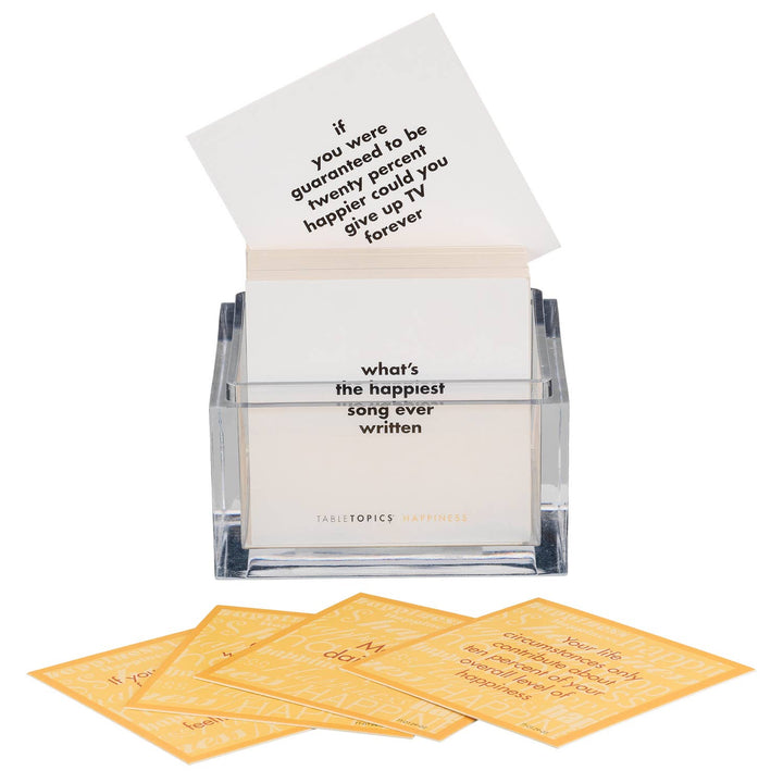 TableTopics Happiness | Conversation Starter Question Cards