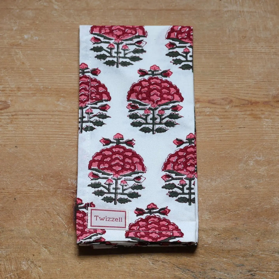 Heritage Bloom Cloth Napkin, Set Of 4