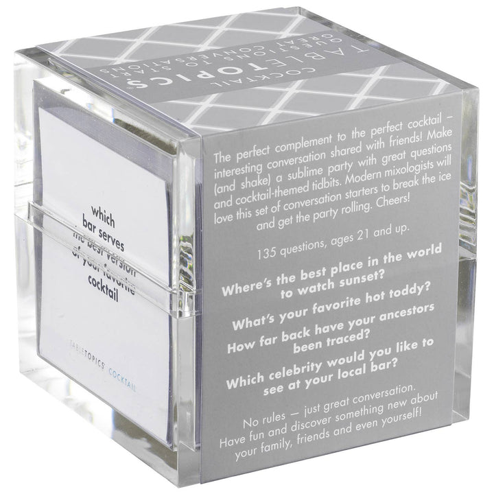 Tabletopics Cocktail | Conversation Starters for Parties