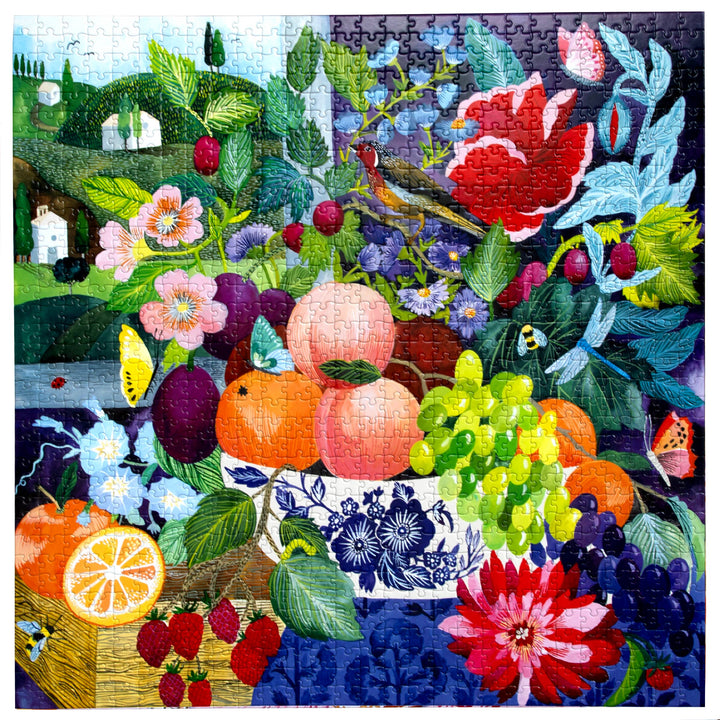 Stone Fruit Still Life Puzzle, 1000 Piece