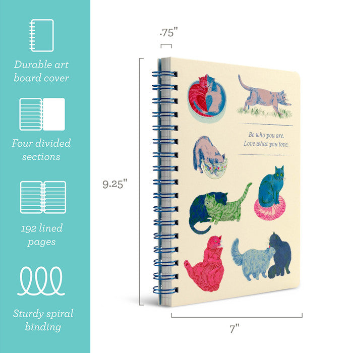 Expect The Best Things To Happen - Spiral Daily Notebook