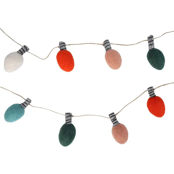 Felt Light Bulb Bunting