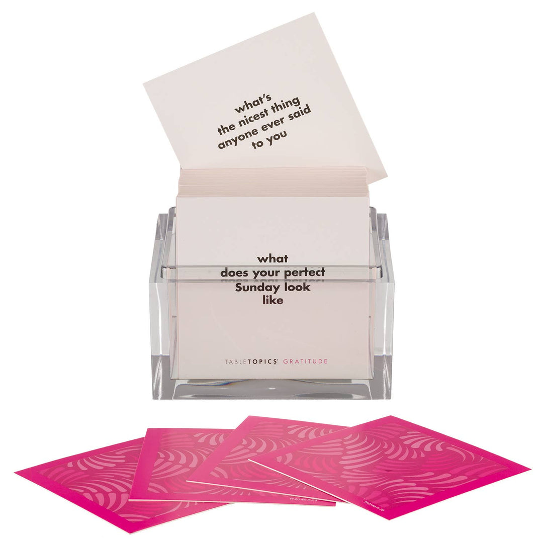 TableTopics Gratitude | Conversation Starter Question Cards