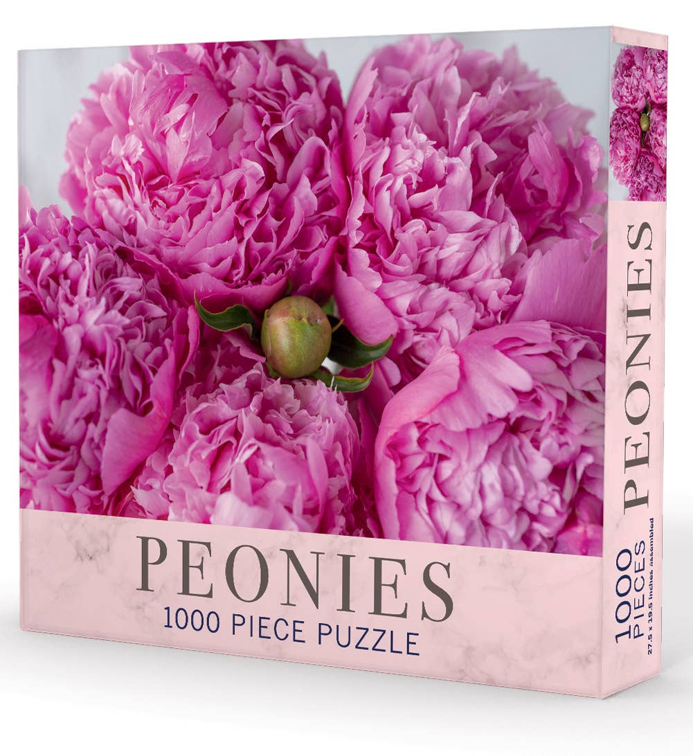 Peonies Puzzle, 1000 Pieces