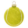 Tennis Ball Glass Ornament