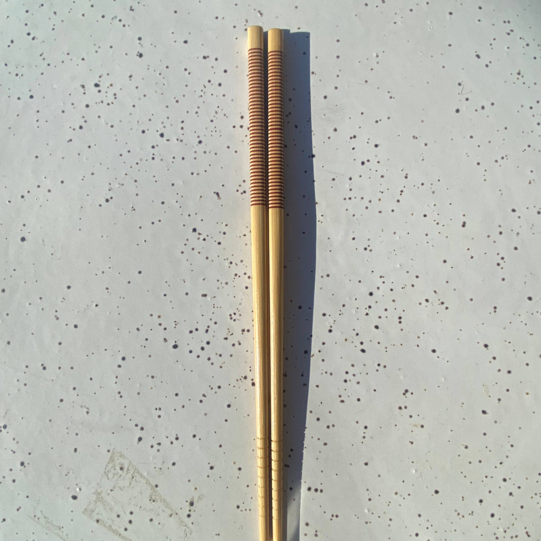White Bamboo Chopsticks, Set Of 2