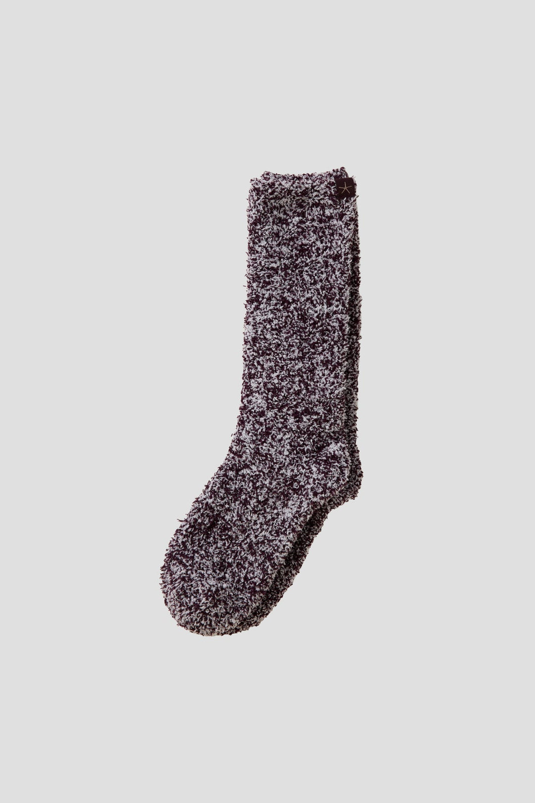 CozyChic Heathered Socks, Black Currant