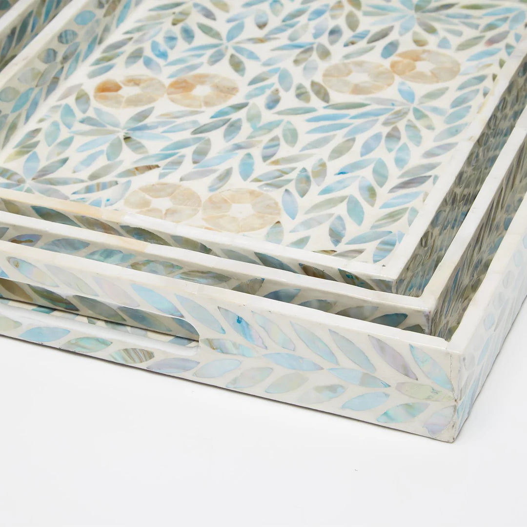 Mother Of Pearl Palawan Flower Tray
