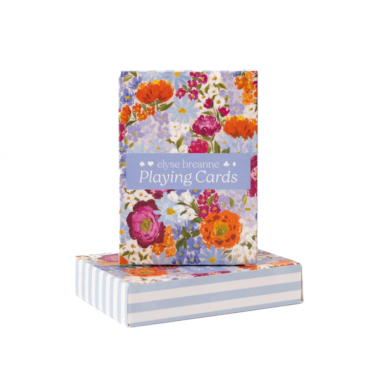 Primavera & Blue Stripes Deck Of Cards