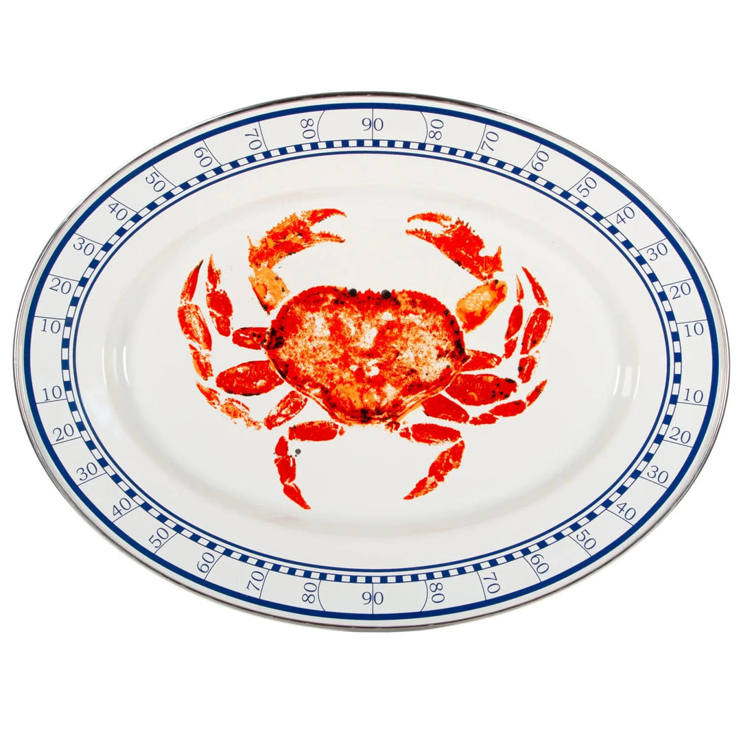 Crab House Oval Platter