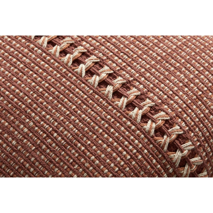 Pillow Rust/Multi 18x18