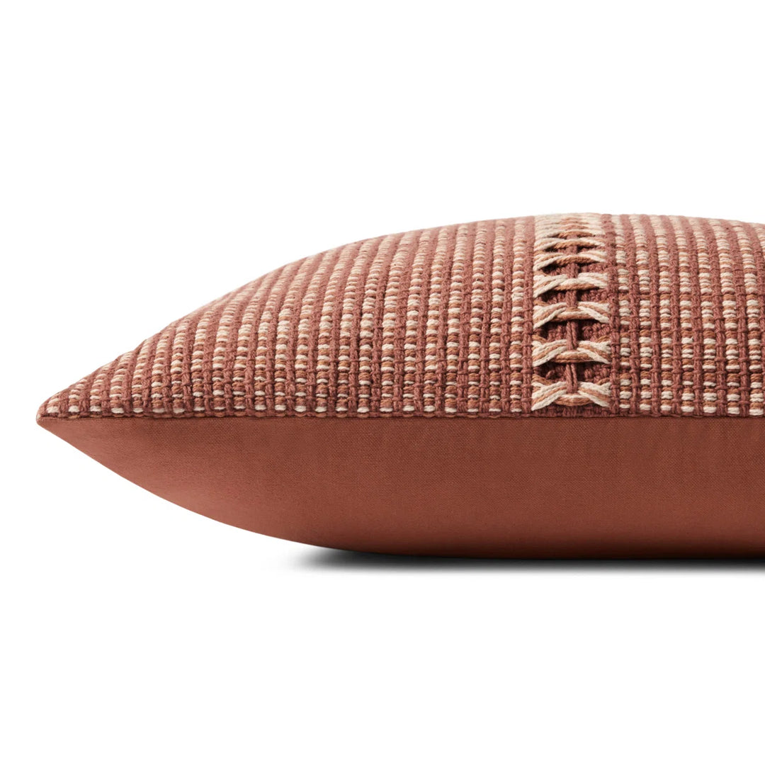 Pillow Rust/Multi 18x18