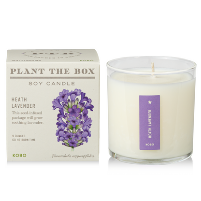 Heath Lavender Plant The Box Candle, 9 Oz