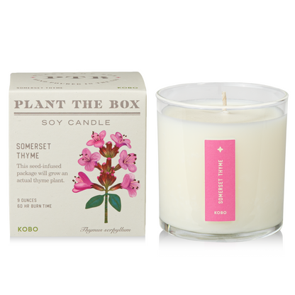 Somerset Thyme Plant The Box Candle, 9 Oz