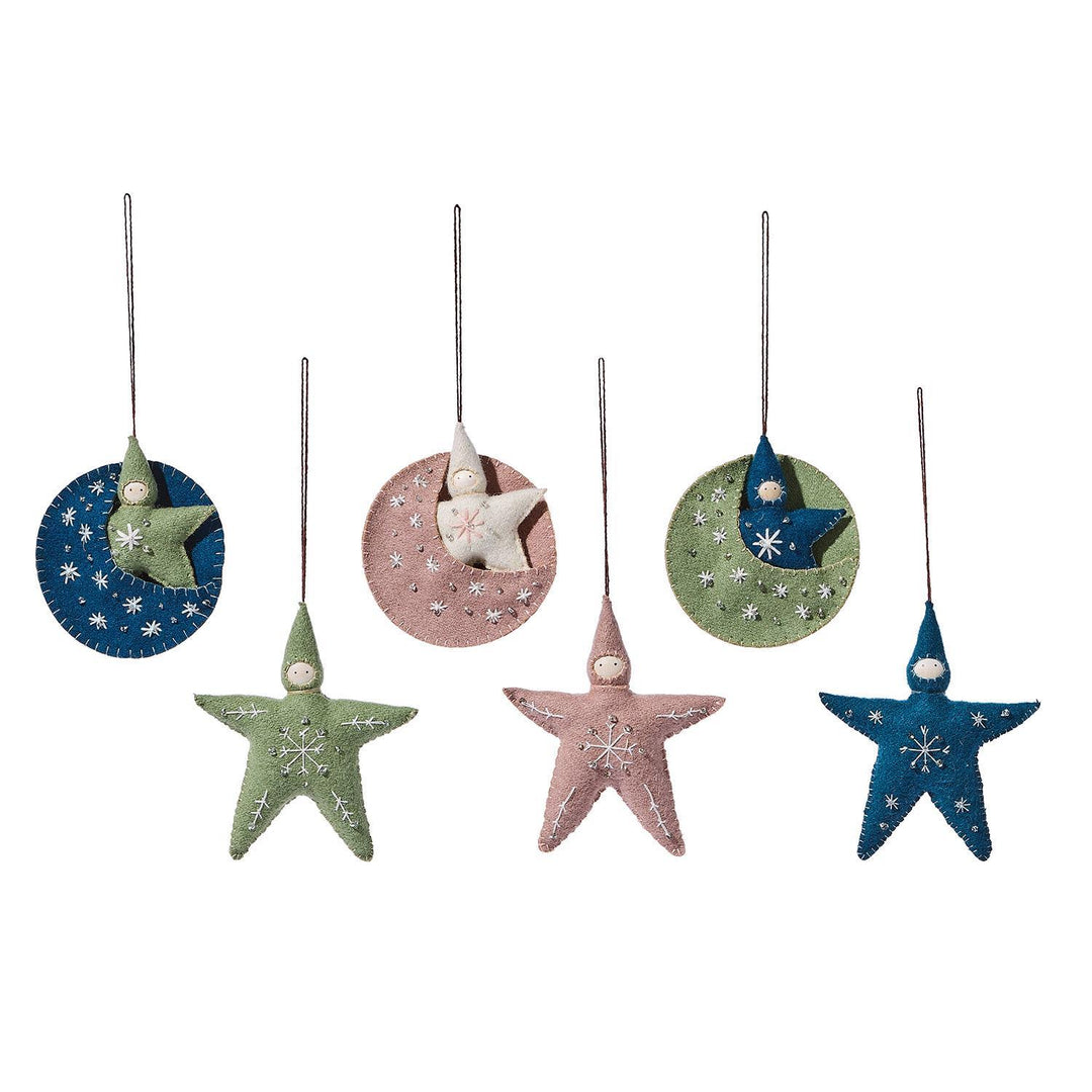 Felt Star Ornaments