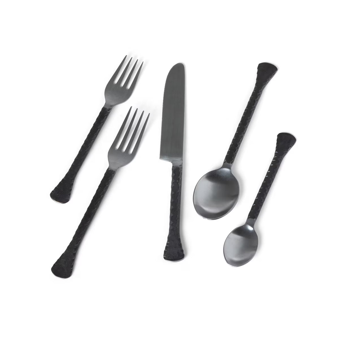Black Stainless Steel Cutlery Set