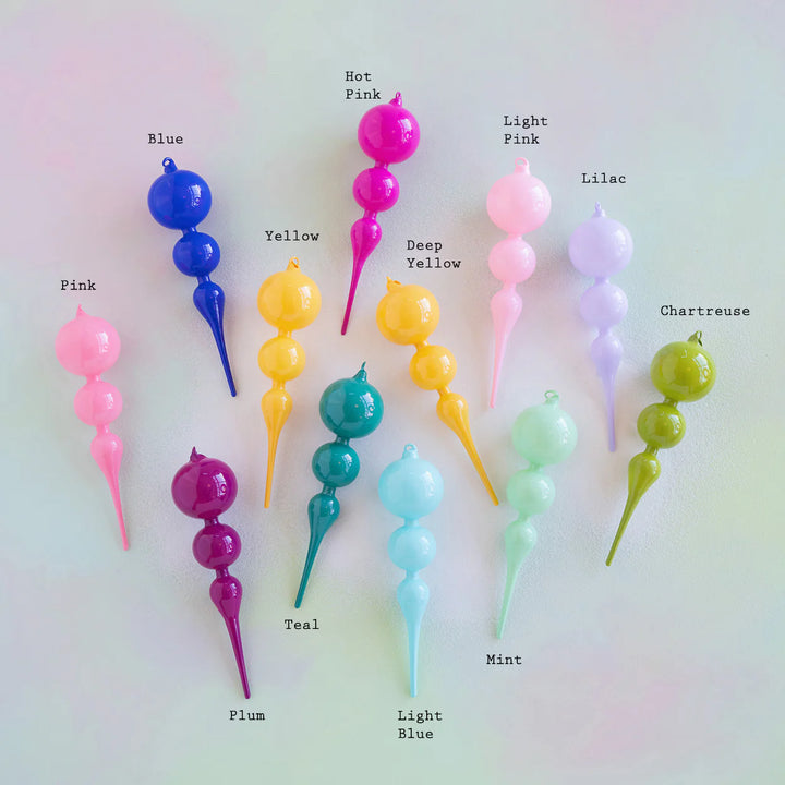 Sugar Plum Finial Ornaments