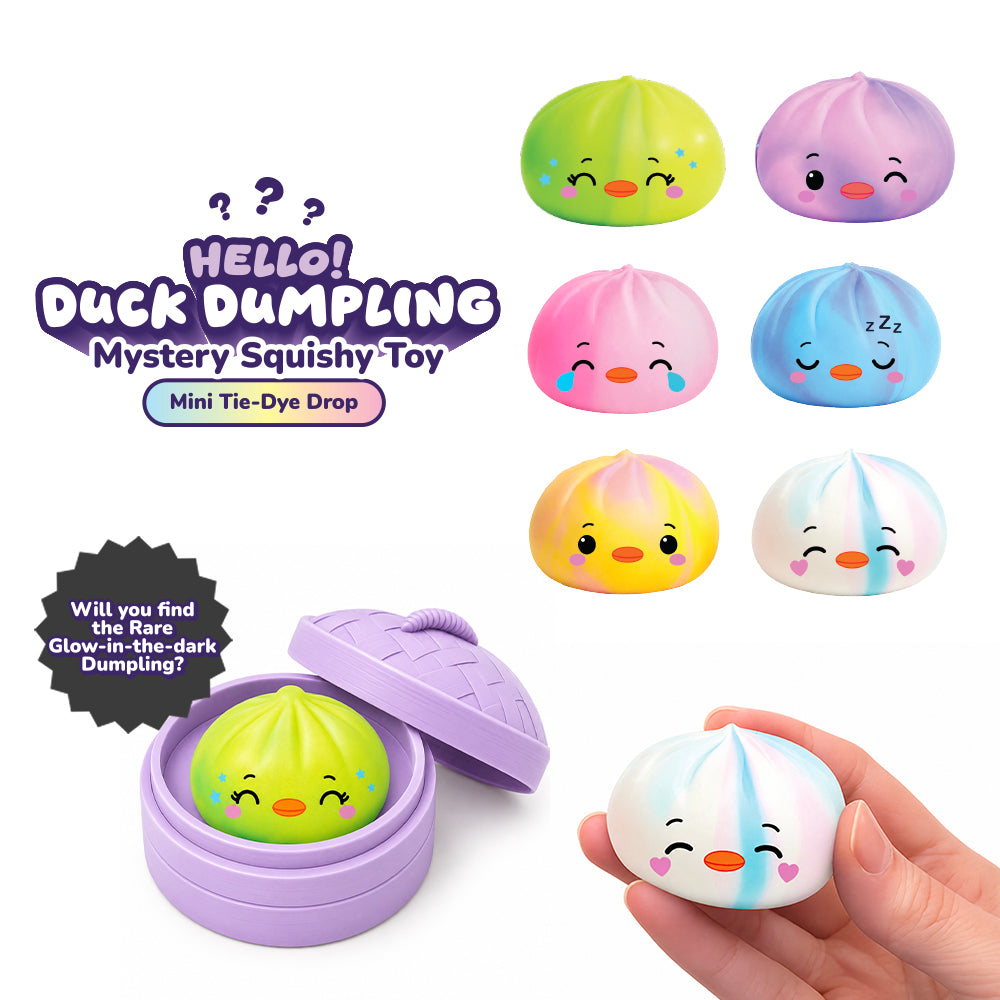 Hello Duck Dumpling Mini Tie-Dye Drop