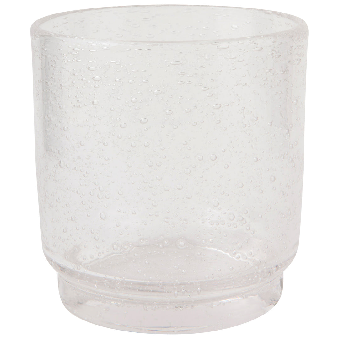 Bubbled Glass 12 oz - Clear