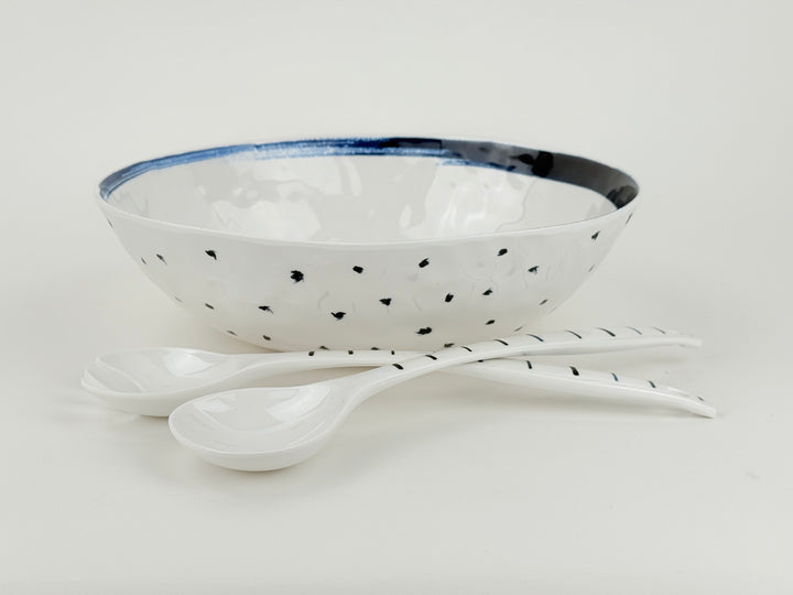 Blue Bay Melamine Bowl with Servers