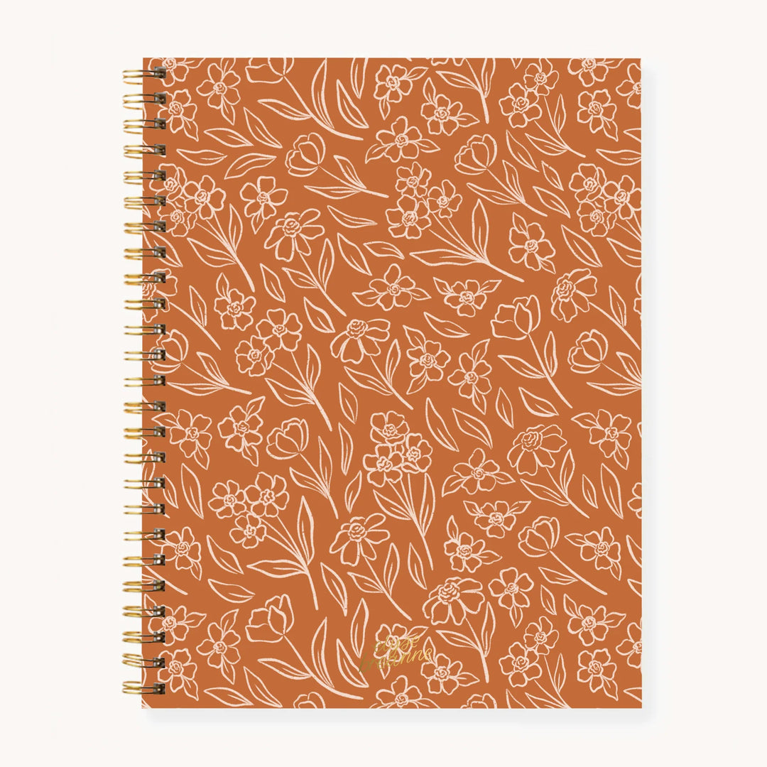 Terracotta Softcover Spiral Notebook