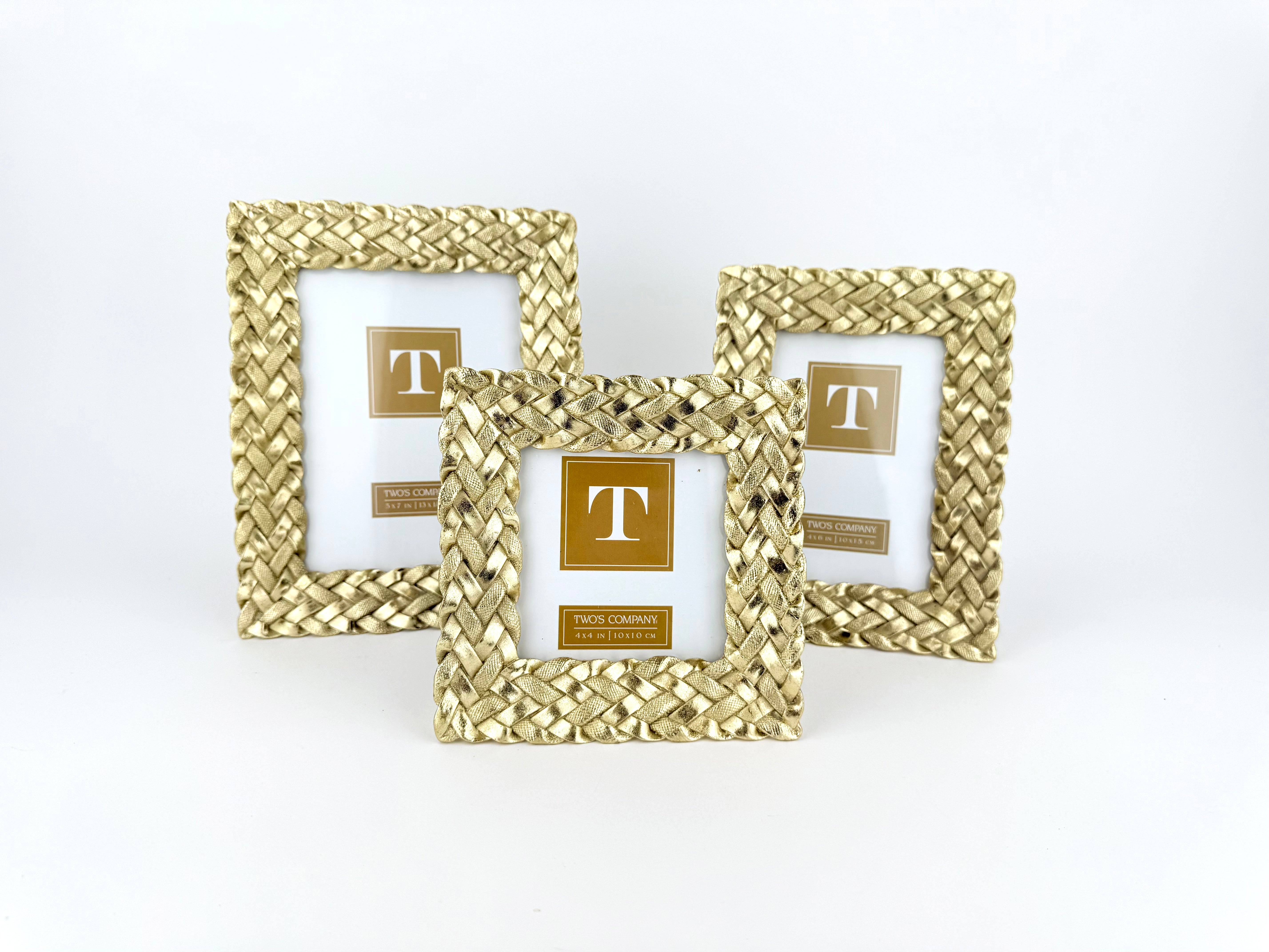Gold Braided Picture Frame – Chosen Tweed