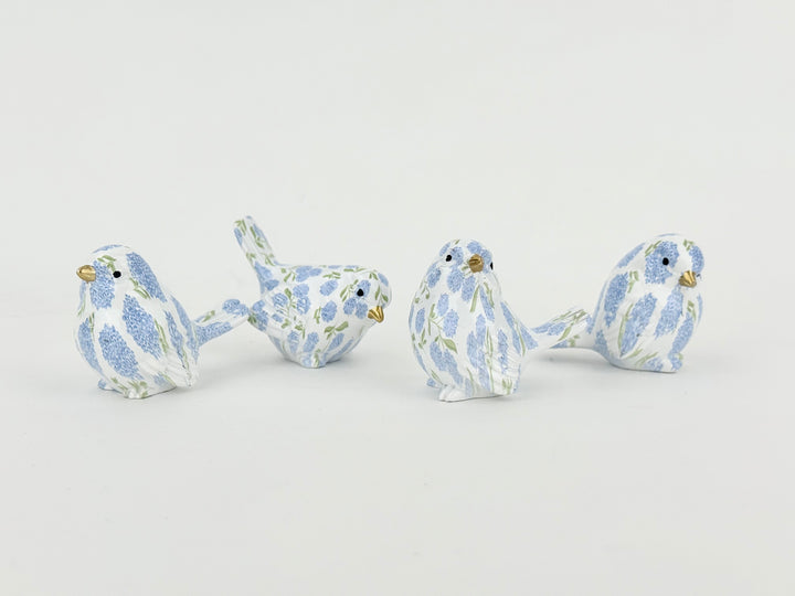 Blue Hydrangea Bird