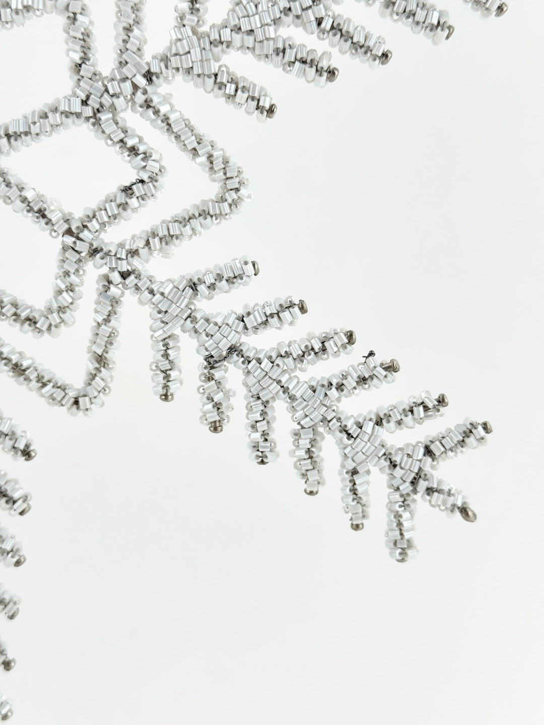 Beaded Tabletop Snowflake
