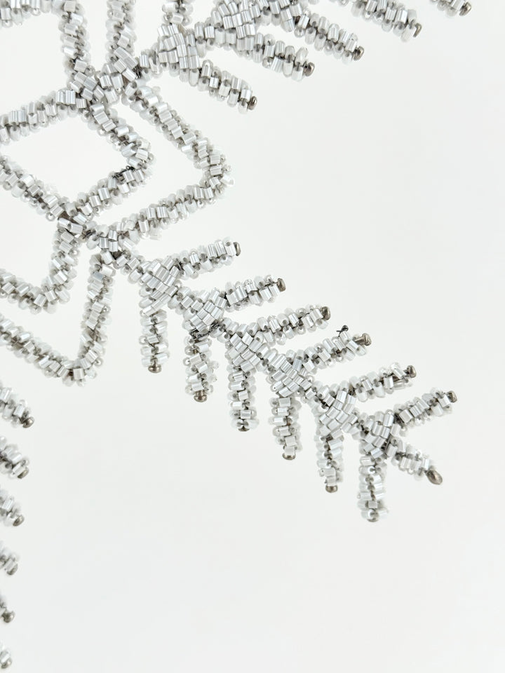 Beaded Tabletop Snowflake
