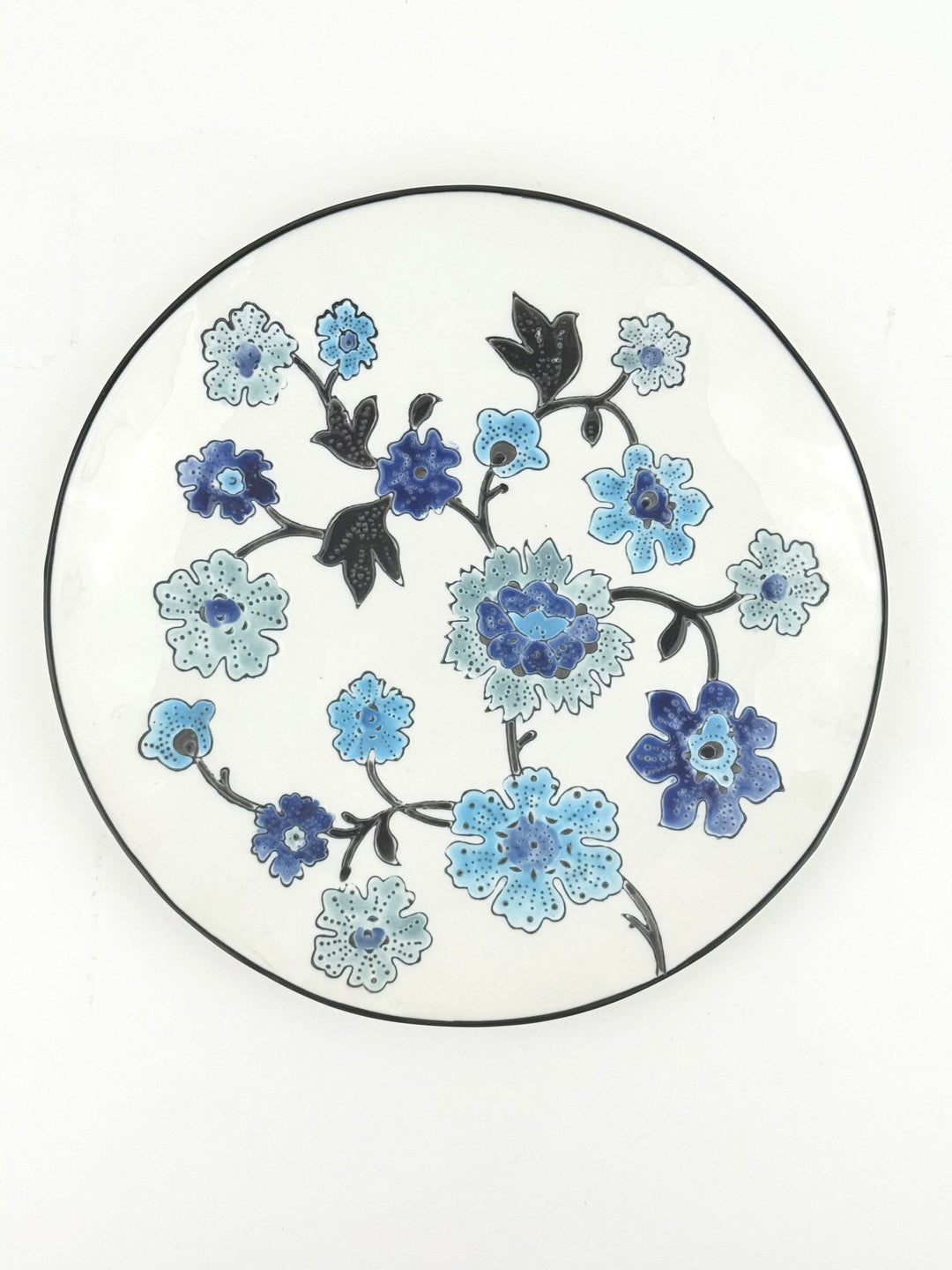 Periwinkle Vine Pattern Dinner Plate