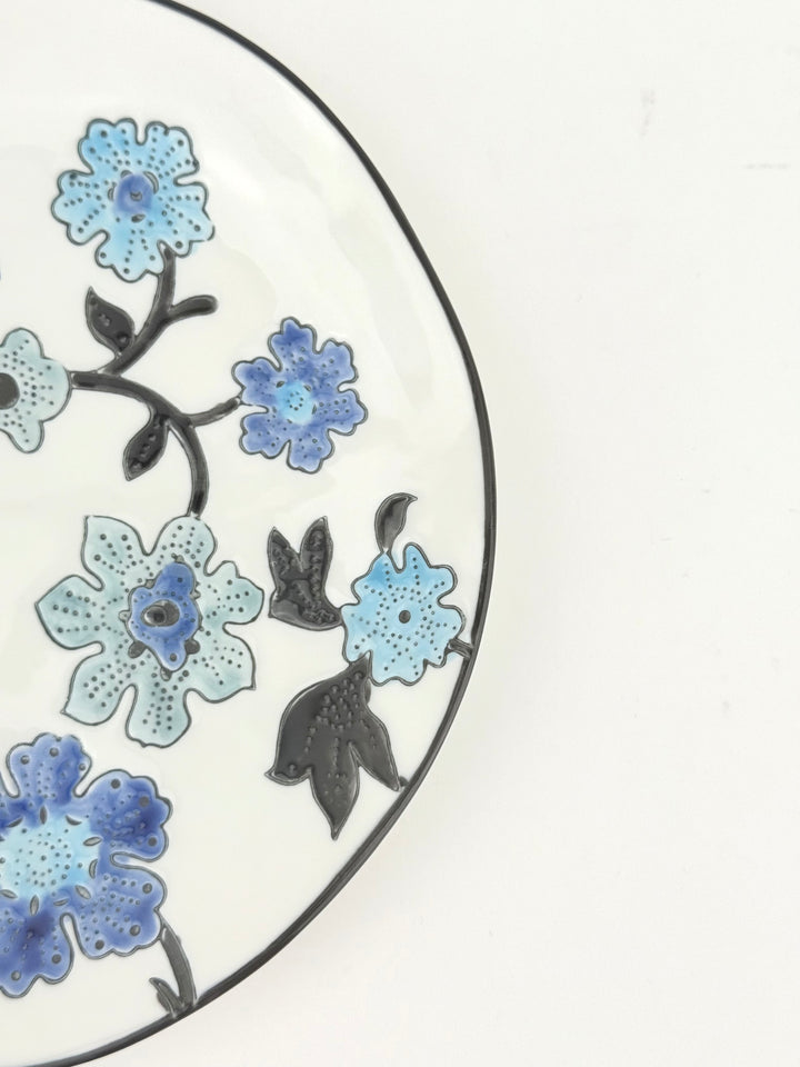 Periwinkle Vine Pattern Salad Plate