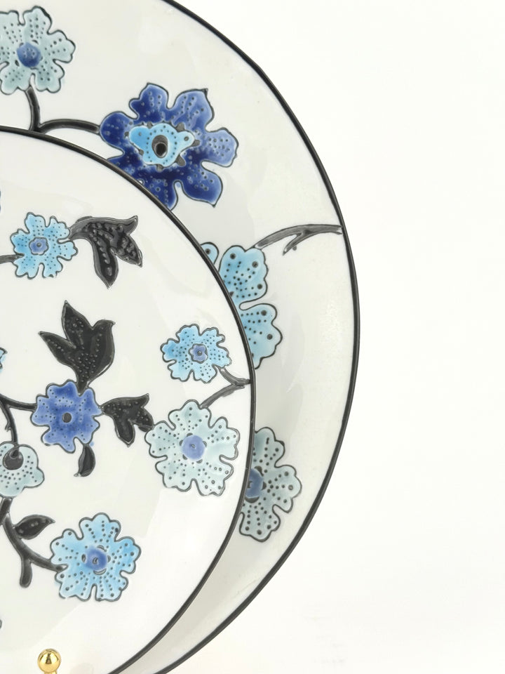 Periwinkle Vine Pattern Salad Plate
