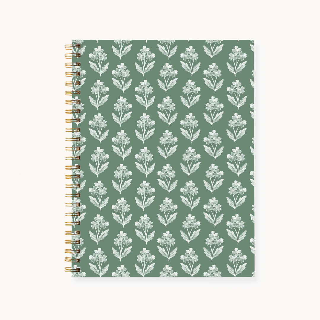 Forget Me Nots Hardcover Spiral Notebook
