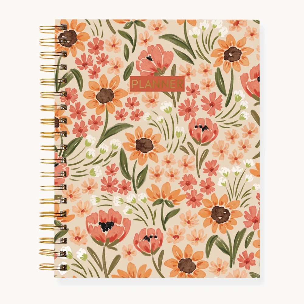 Sunny Poppies Undated Planner