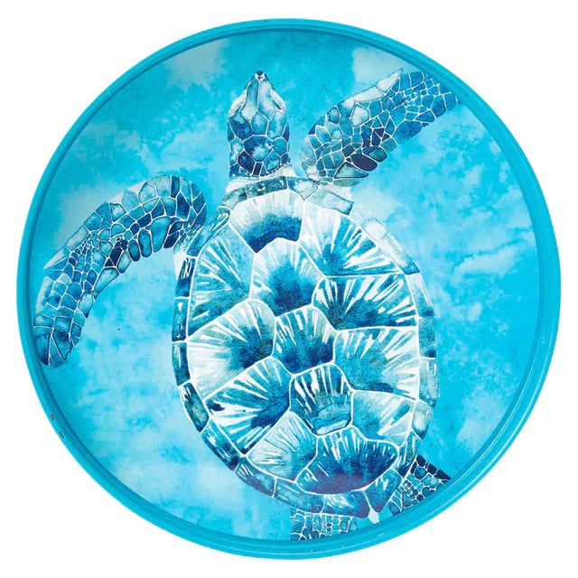 Marine Turtle 15" Round Tray