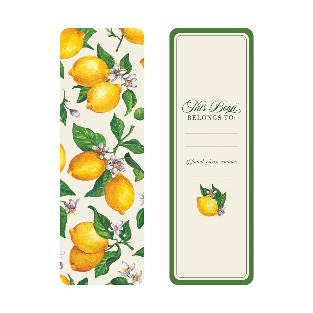 Lemons Bookmarks, Set Of 3