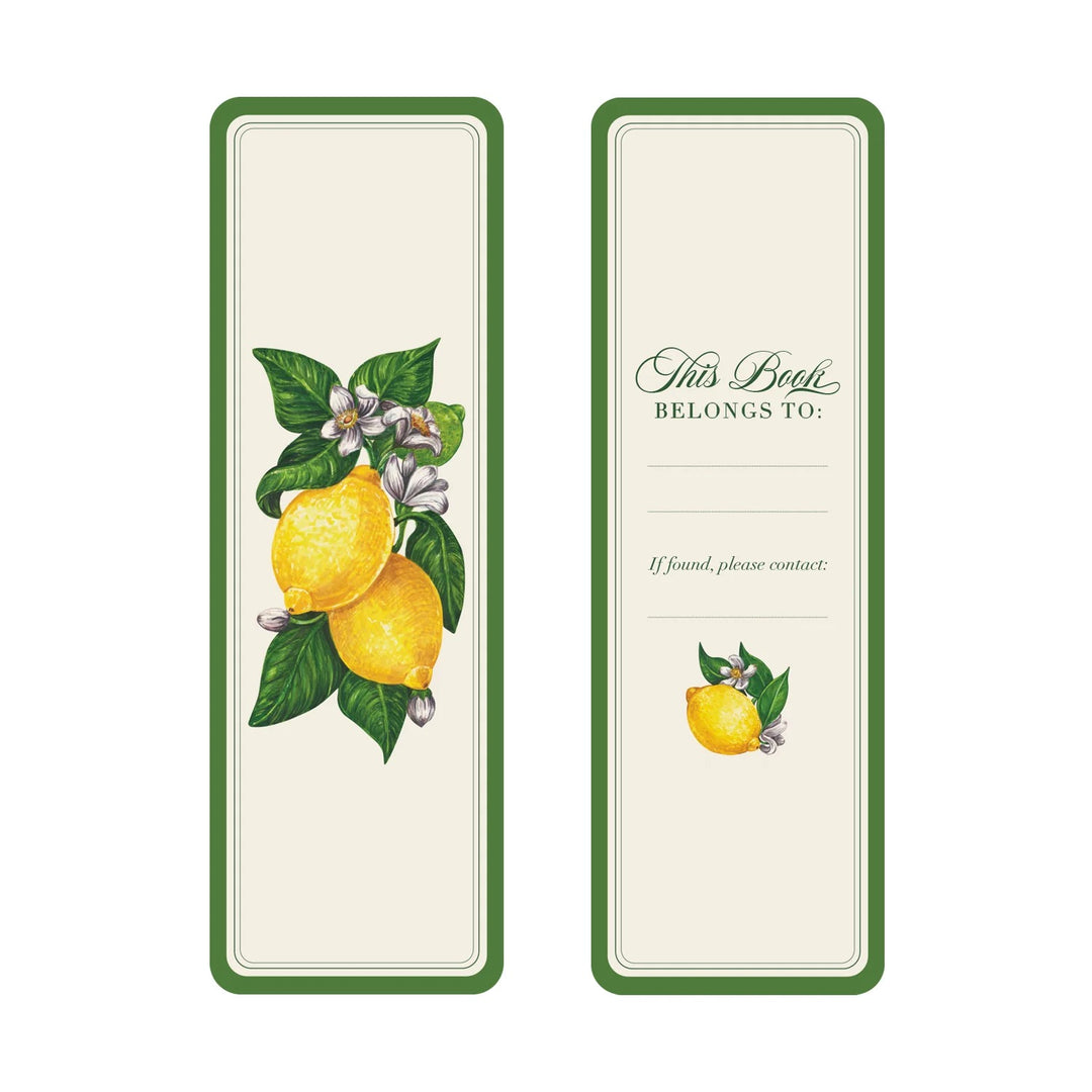 Lemons Bookmarks, Set Of 3