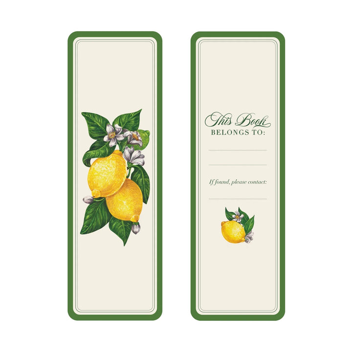 Lemons Bookmarks, Set Of 3